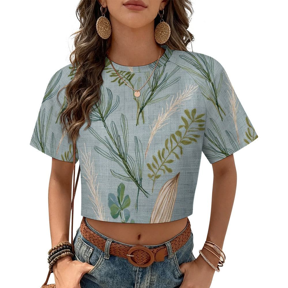 Crop Top Short-Sleeve T-Shirt
