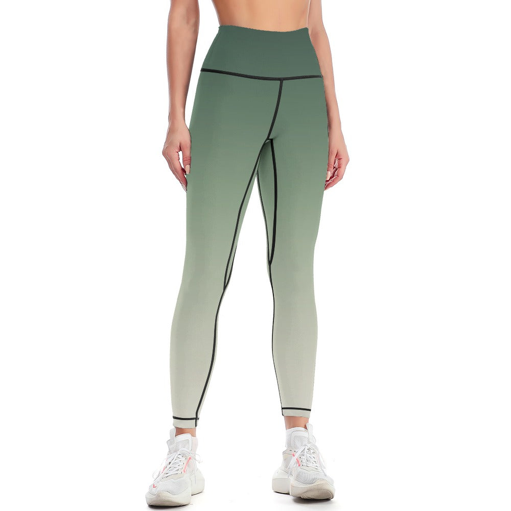 Green Sports Leggings
