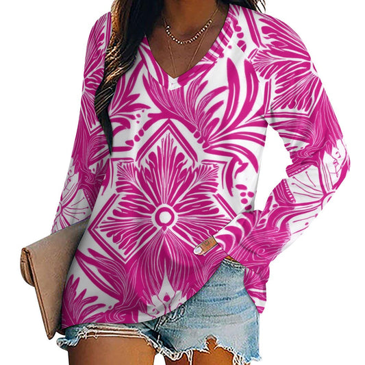Long sleeve loose tee Inkedjoy