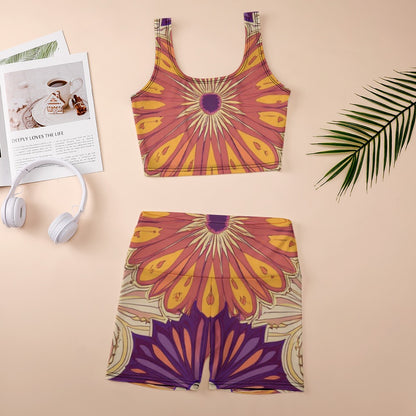 Thread Yoga Vest Set Floral