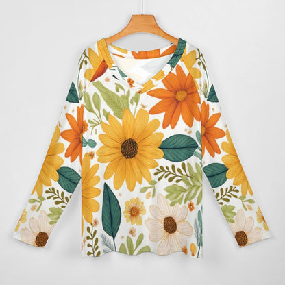 Long sleeve loose tee Inkedjoy