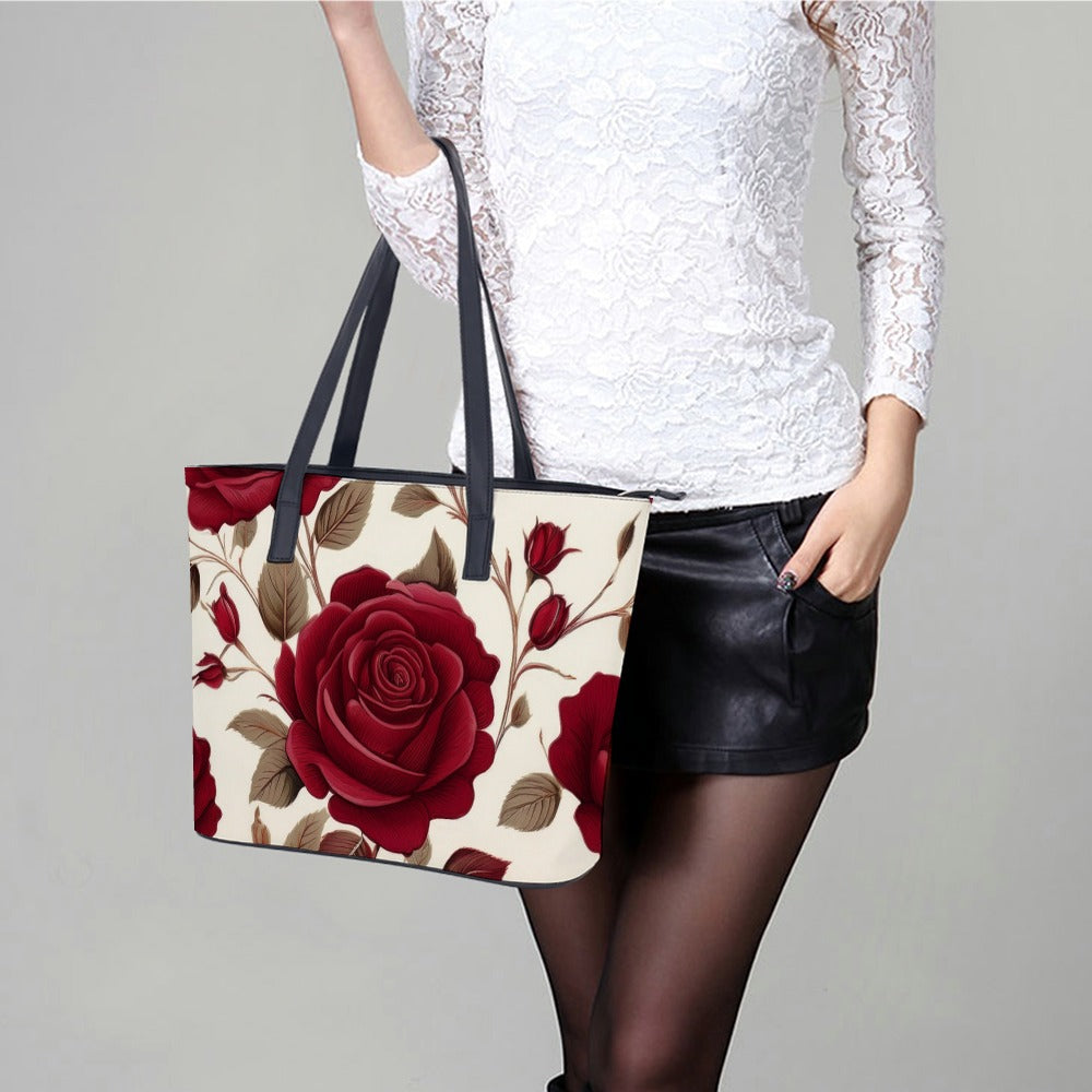 Leather handbag Inkedjoy