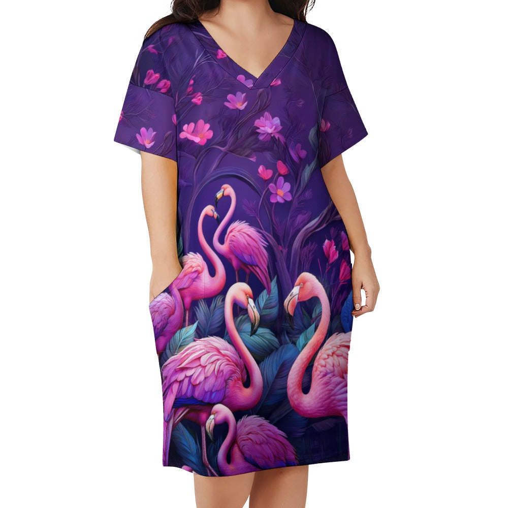 Loose pocket dress Inkedjoy