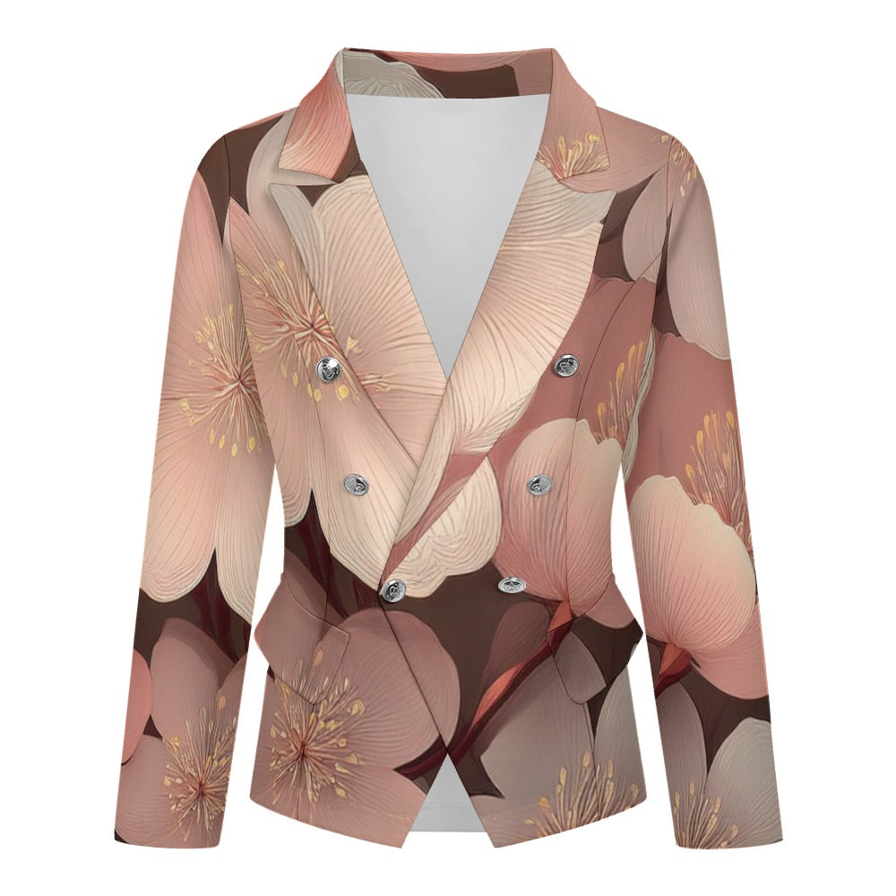 Casual Floral Blaser Inkedjoy