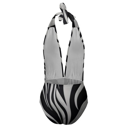 Ladies Halter One Piece Bikini Swimsuit
