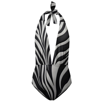Ladies Halter One Piece Bikini Swimsuit