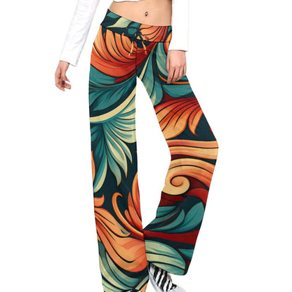 Straight Lace-Up Pants