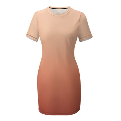 Round Neck Short Sleeve Dress