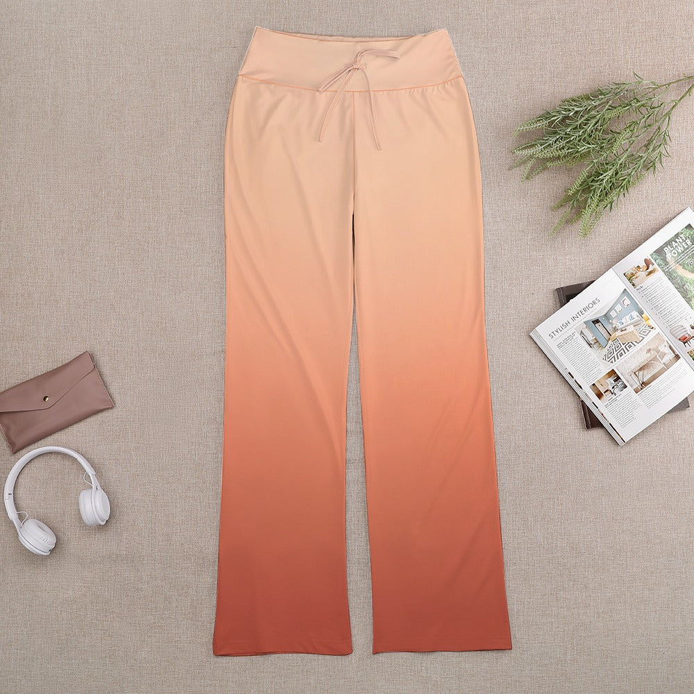 Straight Lace-Up Pants