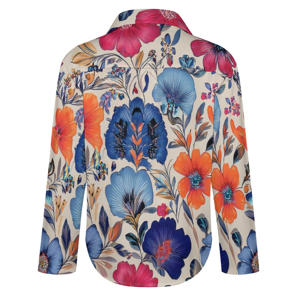 Cropped hem shirt Inkedjoy