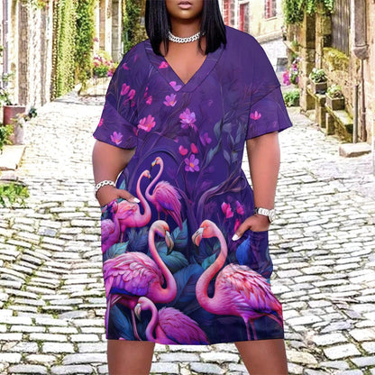 Loose pocket dress Inkedjoy