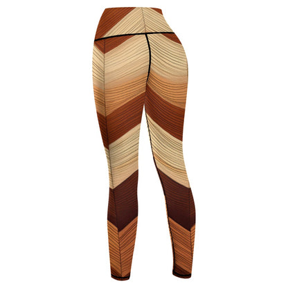 Beige Sports Leggings