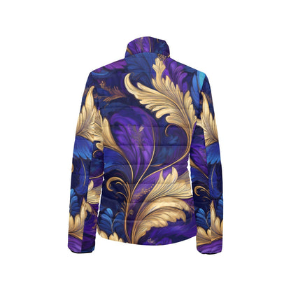 Stand collar padded jacket Inkedjoy