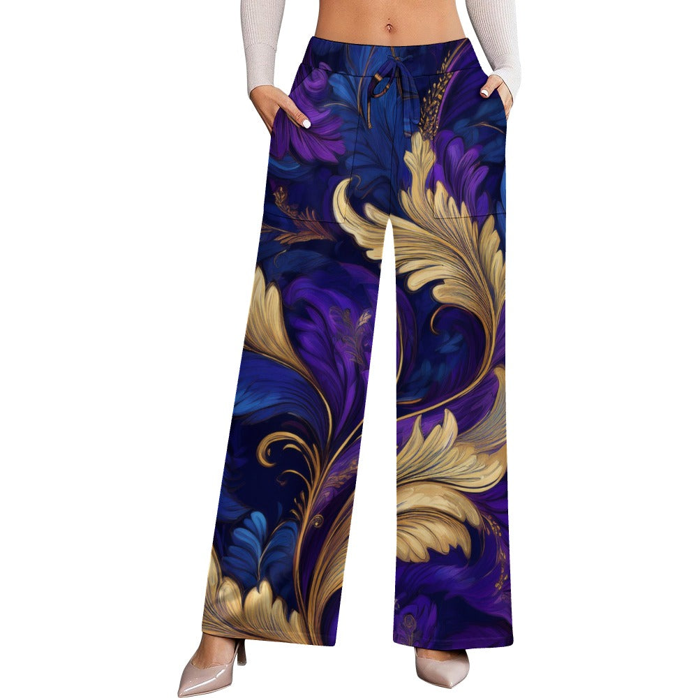Wide-leg pants Inkedjoy