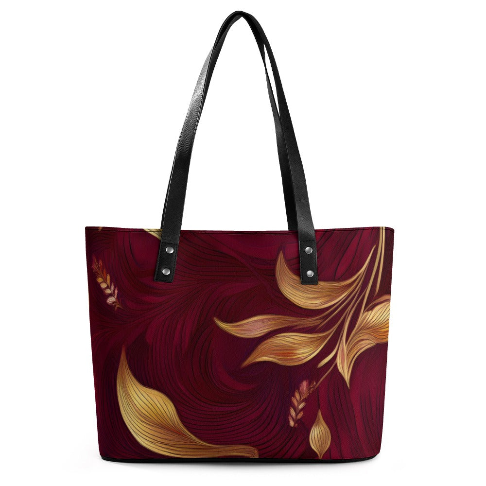 Leather handbag Inkedjoy