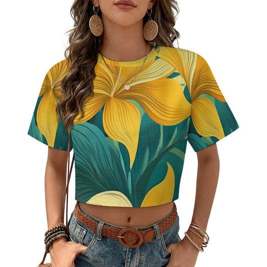 Crop Top Short-Sleeve T-Shirt