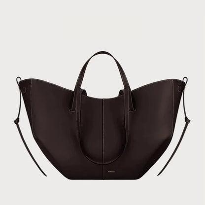 Leather bucket bag handbag tote bag - London Look