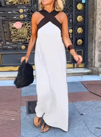 Cross Strap Dress - London Look