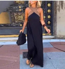 Cross Strap Dress - London Look