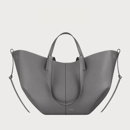 Leather bucket bag handbag tote bag - London Look