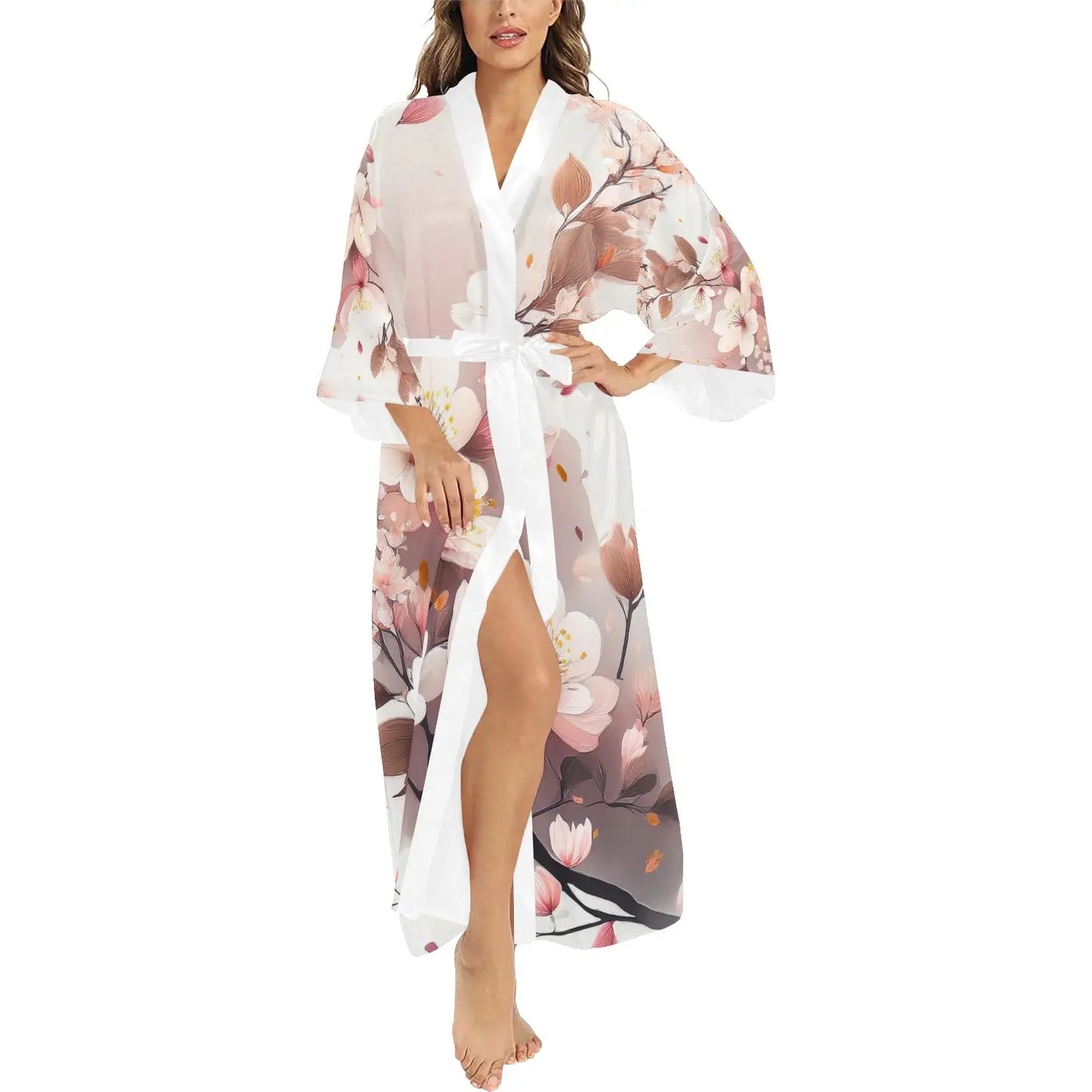 Long Kimono Robe Inkedjoy