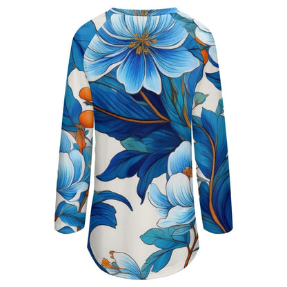 Crew Neck Long Sleeve T-Shirt Inkedjoy