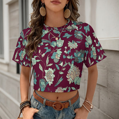 Crop Top Short-Sleeve T-Shirt