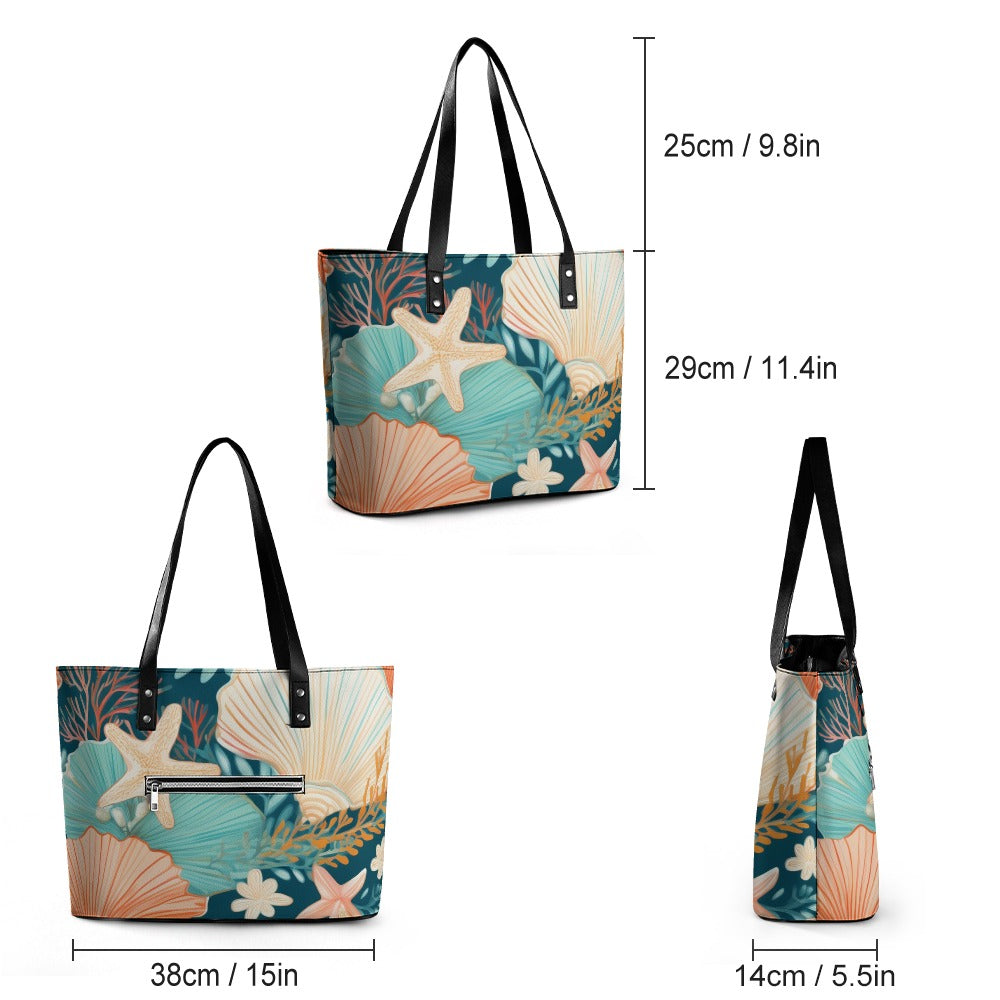Leather handbag Inkedjoy