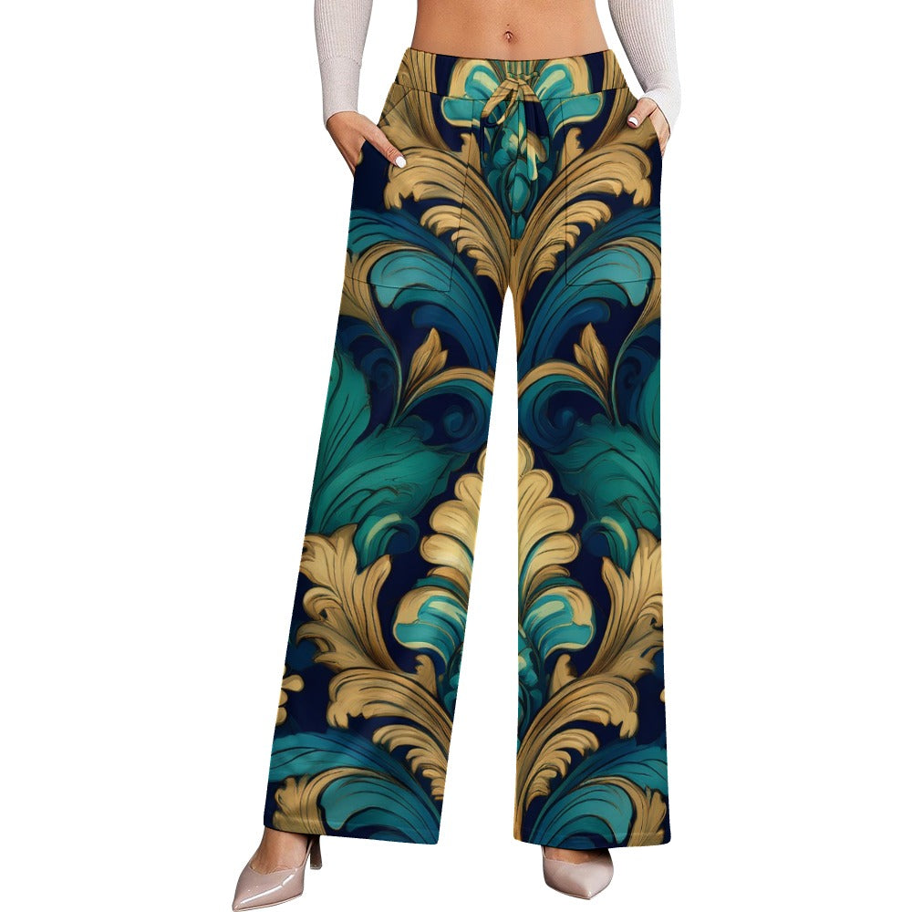 Wide-leg pants Inkedjoy