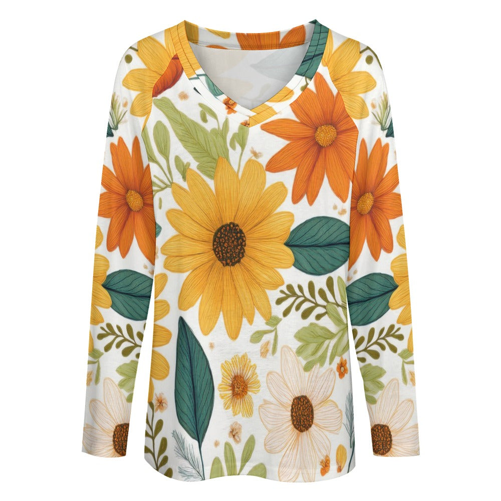 Long sleeve loose tee Inkedjoy
