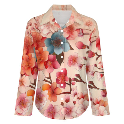 Cropped hem shirt Inkedjoy