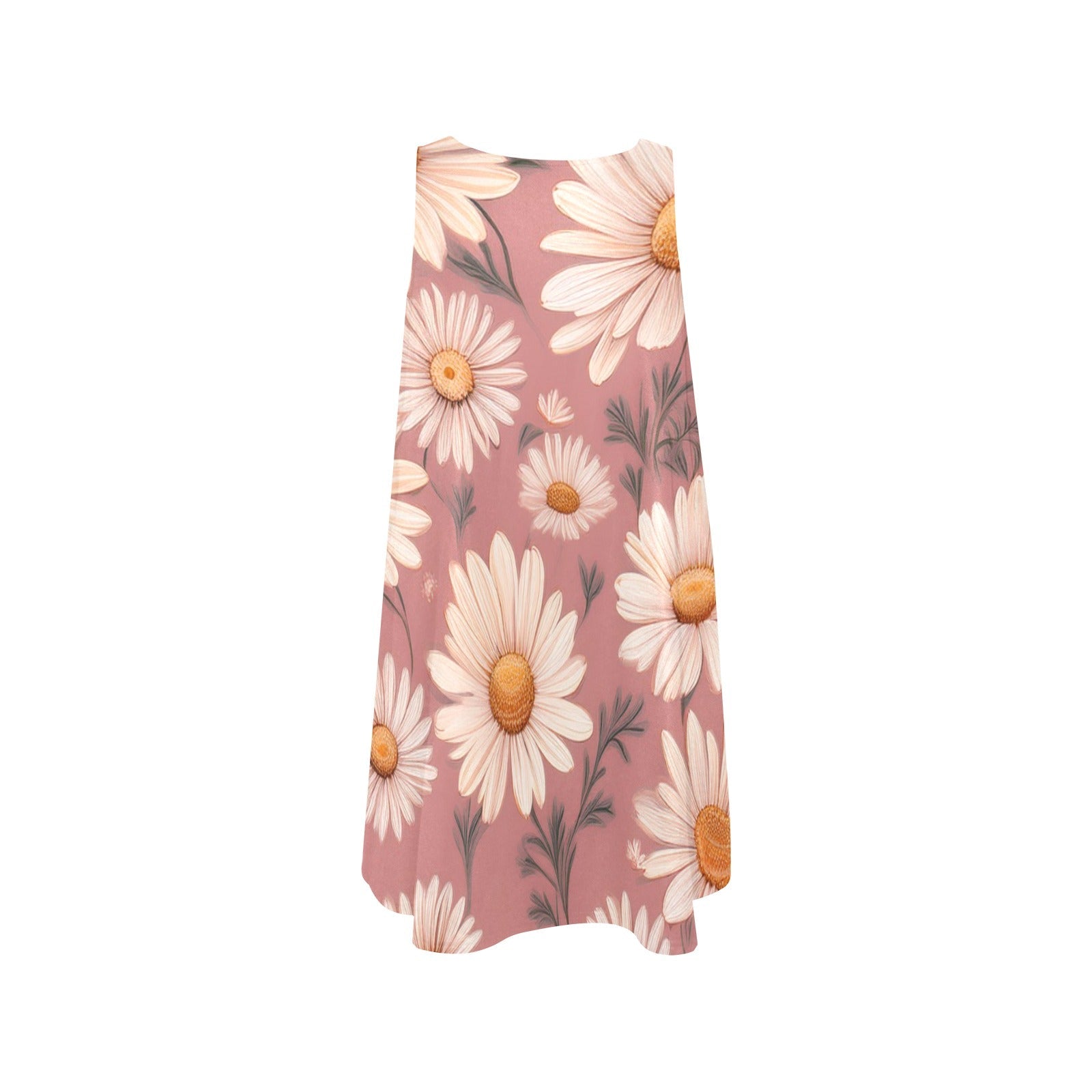 Sleeveless Pocket Dress Inkedjoy