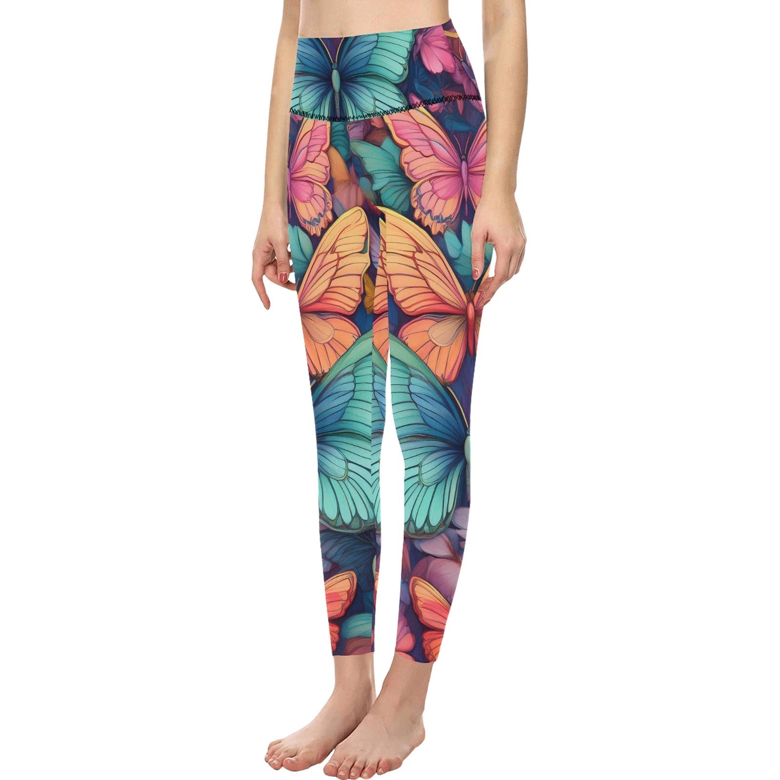 High-Waisted Leggings Inkedjoy