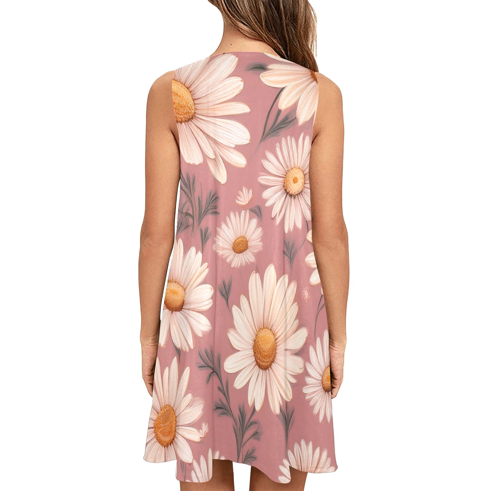 Sleeveless Pocket Dress Inkedjoy