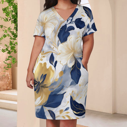 Loose pocket dress Inkedjoy