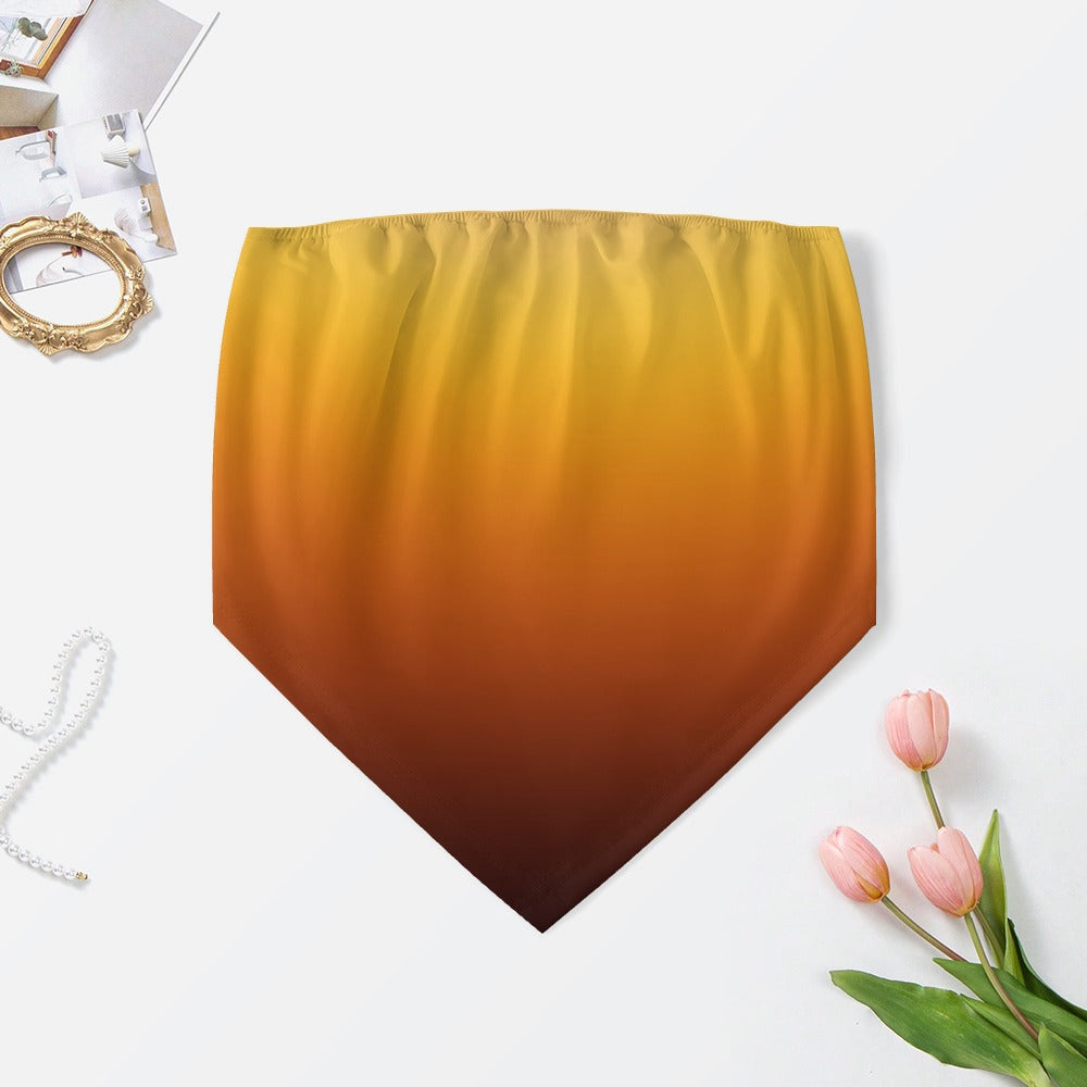 Triangle Tube Top Orange