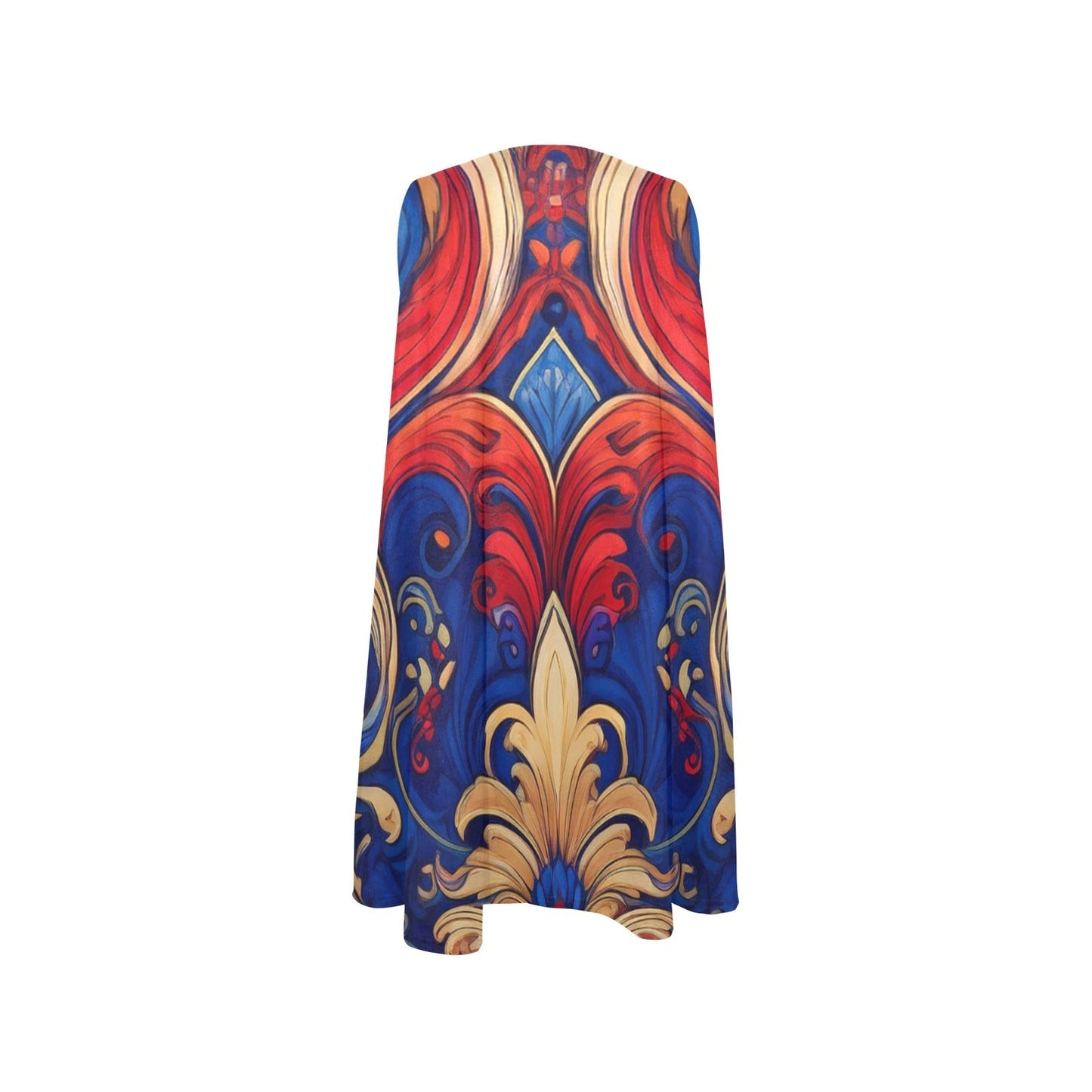 Sleeveless Pocket Dress Inkedjoy