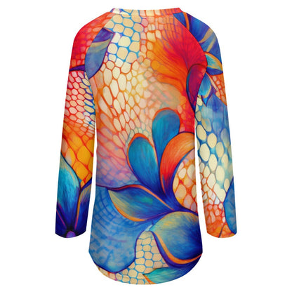 Crew Neck Long Sleeve T-Shirt Inkedjoy