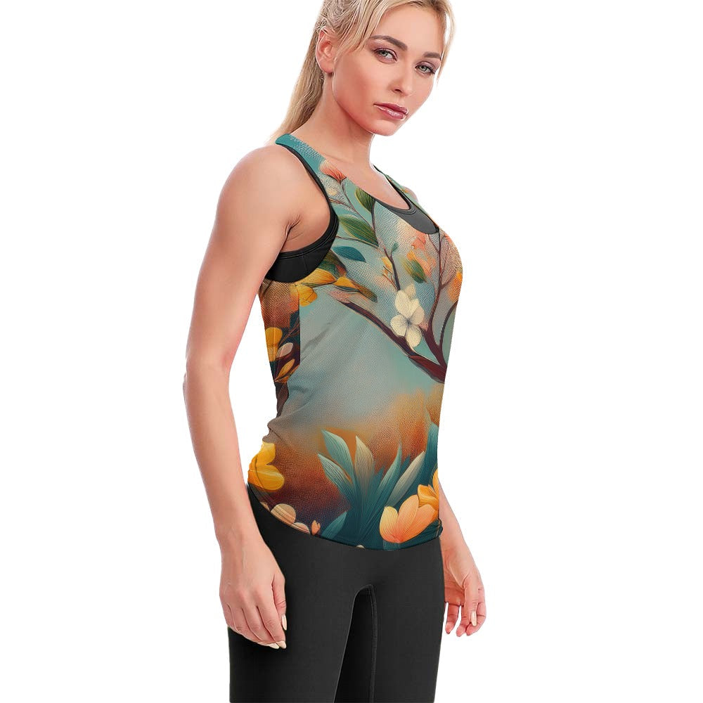 Sweat-Absorbing Yoga Vest Inkedjoy