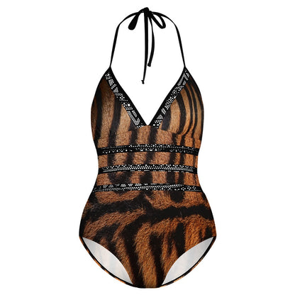 Plus Size Onepiece Swimsuit Inkedjoy