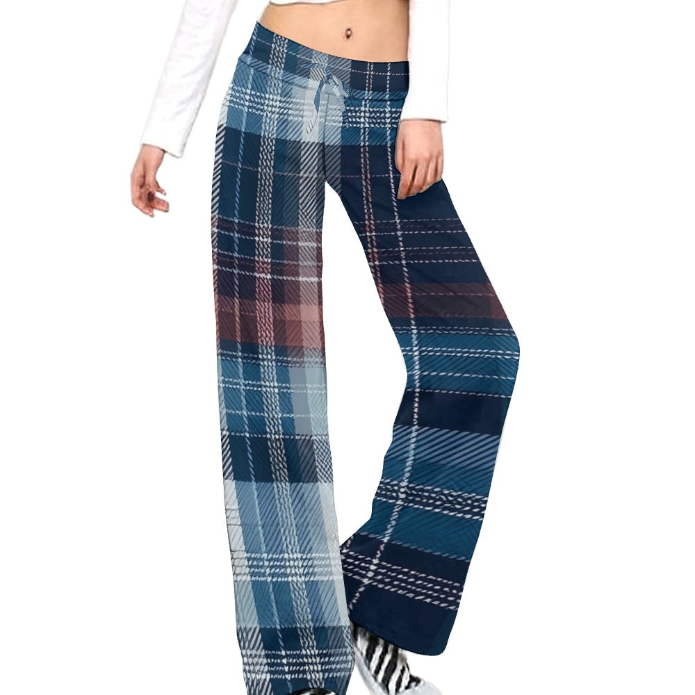 Straight Lace-Up Pants