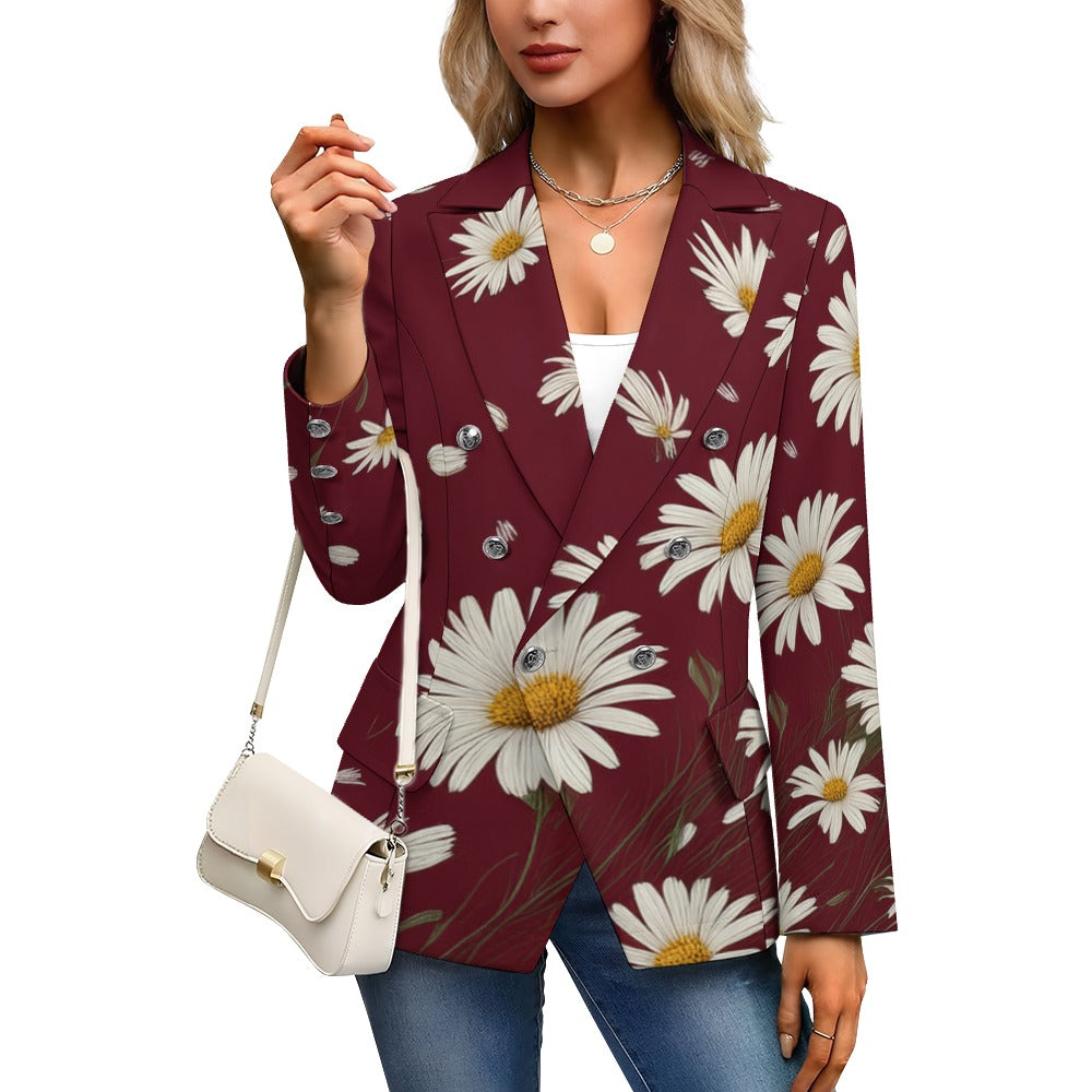 Floral Casual Blaser Inkedjoy