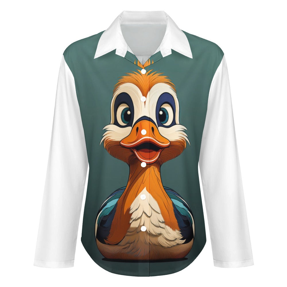 Cropped hem shirt Inkedjoy