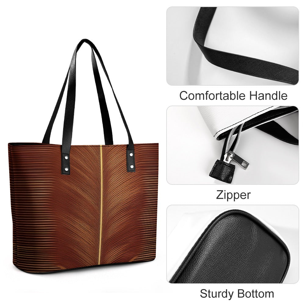 Leather handbag Inkedjoy