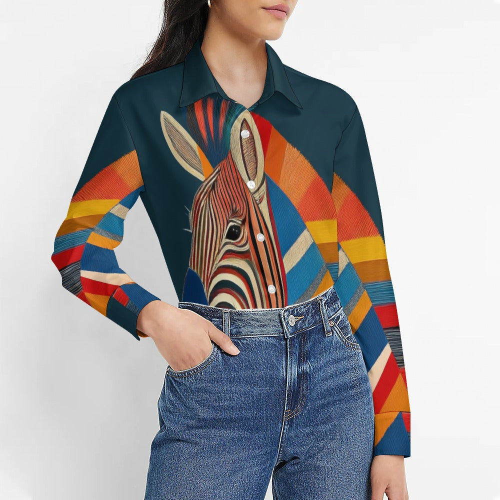 Zebra Print Long-sleeved lining Inkedjoy