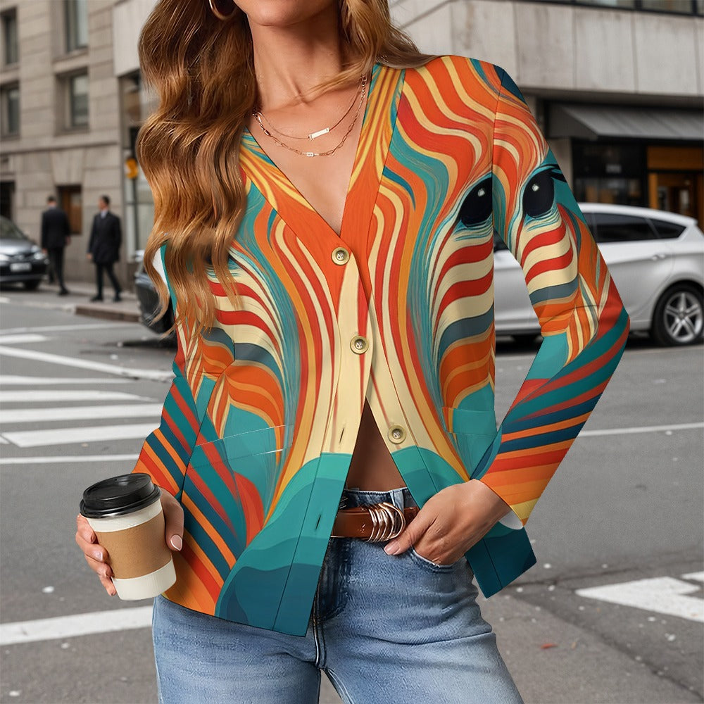 Animal Print Thin Cardigan Inkedjoy
