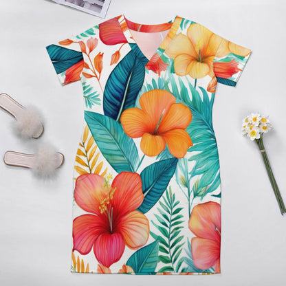 Loose pocket dress Inkedjoy