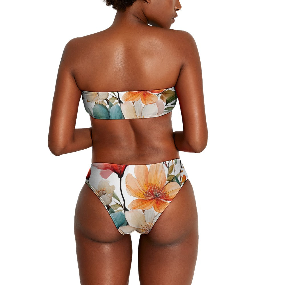 Two Piece Bikini Swimsuit Inkedjoy