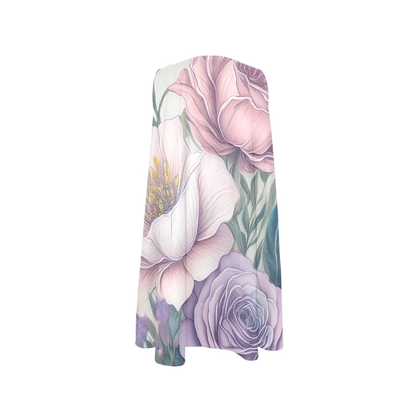 Sleeveless Pocket Dress Inkedjoy
