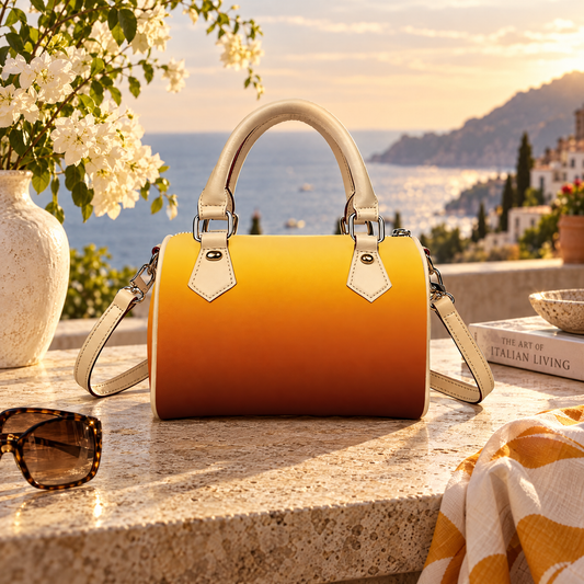 Barrel Yellow Ombre Bag